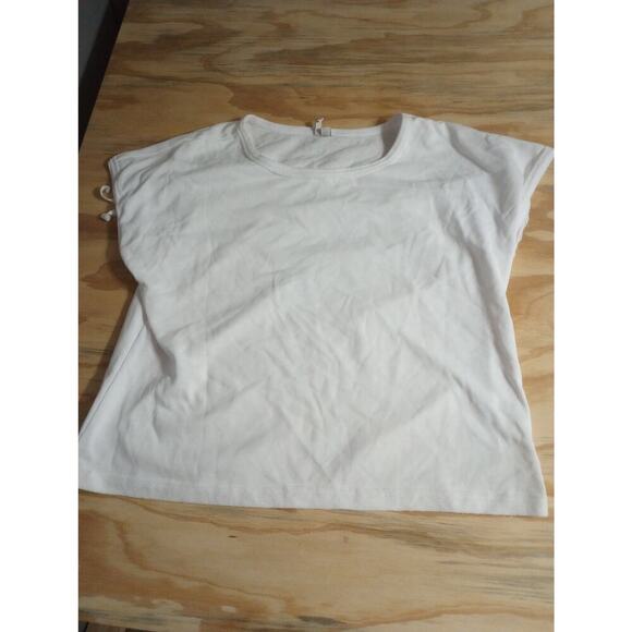 Cato White Fringe Back Top 18/20 - Picture 1 of 2